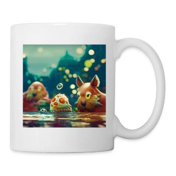 Animafun - Mug blanc - blanc - Droite