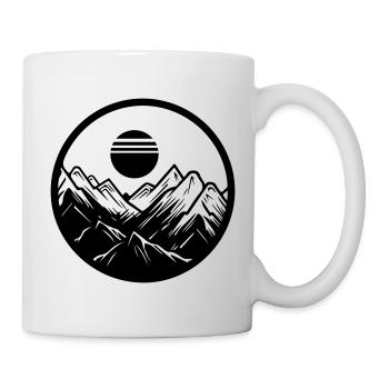 Berge Symbol Mountains - Mug - white - Right