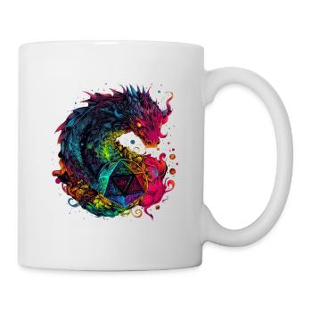 Dragon Die V.4 - Tasse - Weiß - Rechts
