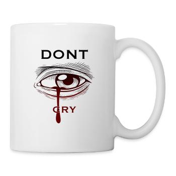 Dont cry - Mug blanc - blanc - Droite