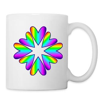 MUTTERTAG. SCHÖNEN MUTTERTAG. MAMA. ICH LIEBE DICH - Tasse - Weiß - Rechts