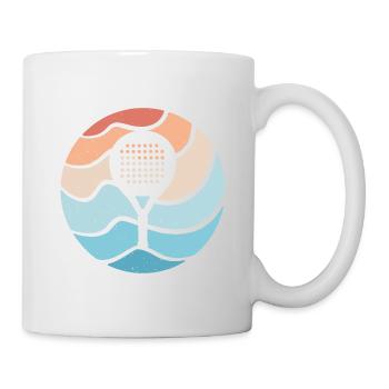 Padel rackets padel tennis padel players padel - Mug - white - Right