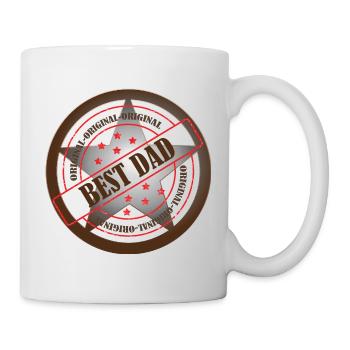 Best Dad Western Star Sheriff - Mug - white - Right
