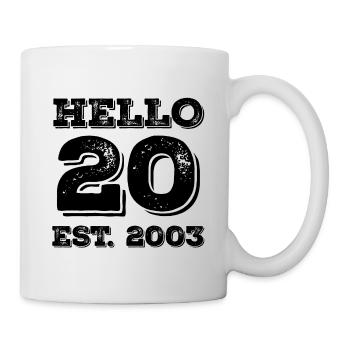20th Birthday 2003 - Mug - white - Right