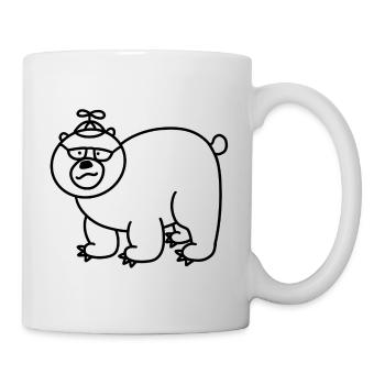 Anti-Zoo Ten - Mug blanc - blanc - Droite