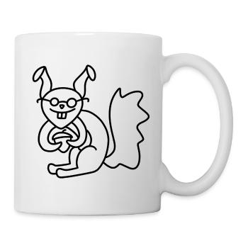 Anti-Zoo Douze - Mug blanc - blanc - Droite