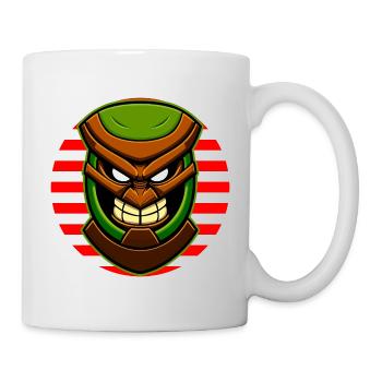 Tiki Statue - Mug blanc - blanc - Droite