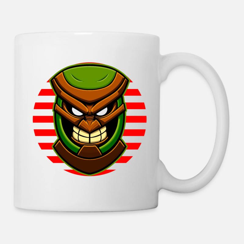 Tiki Statue - Mug - white