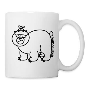 Anti-Zoo Hubschrau - Mug blanc - blanc - Droite