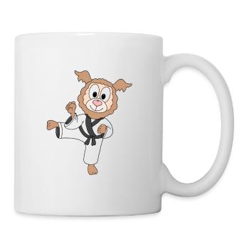 ALPAKA - LAMA - JUDO - KARATE - SPORT - TIER - Tasse - Weiß - Rechts