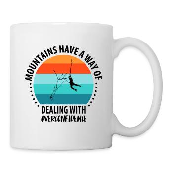 Rochers d’escalade vintage - Mug blanc - blanc - Droite