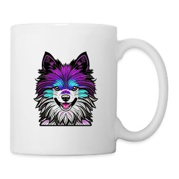 Happy dogs Happy dogs. Pomeranian! - Mug - white - Right