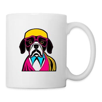 Happy dogs Happy dogs. Boxer - Mug - white - Right