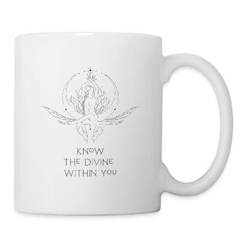 KnowTheDivineWithinYou - Tasse - Weiß - Rechts