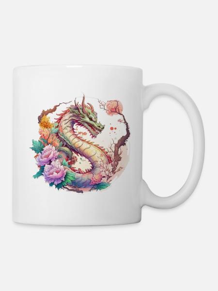 Dragon japonais - Mug blanc - blanc