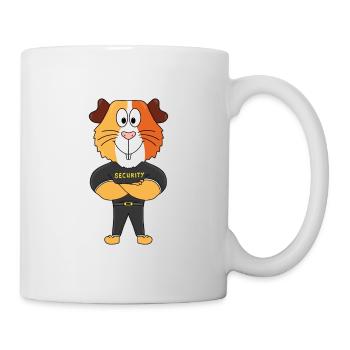 MEERSCHWEINCHEN - SECURITY - BODYGUARD - TIER - Tasse - Weiß - Rechts