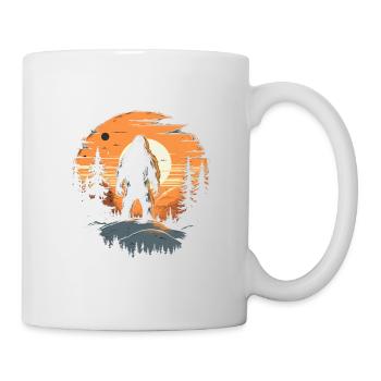 Yeti Sunset extérieur - Mug blanc - blanc - Droite