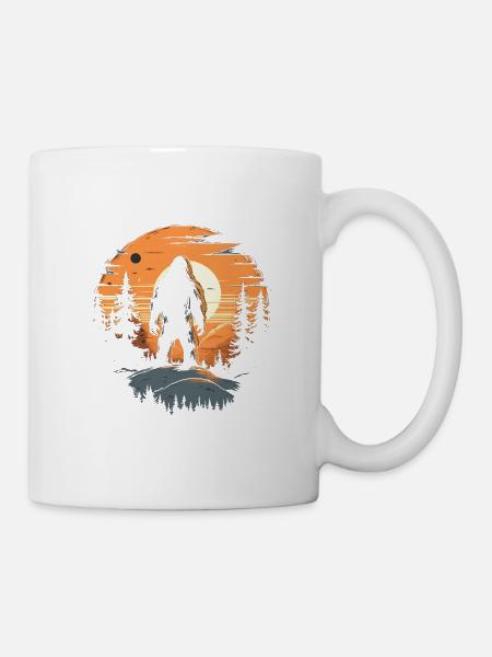 Outdoor Yeti Sonnenuntergang - Tasse - Weiß