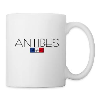 ANTIBES FRANCE HOLIDAY SUMMER PARTY (b) - Mug blanc - blanc - Droite