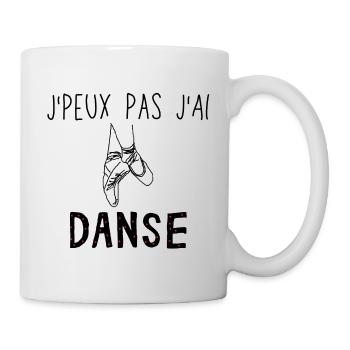 J Peux Pas J ai Danse - Mug blanc - blanc - Droite