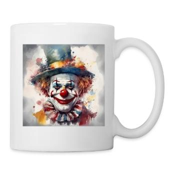 DER LUSTIGE CLOWN - Tasse - Weiß - Rechts