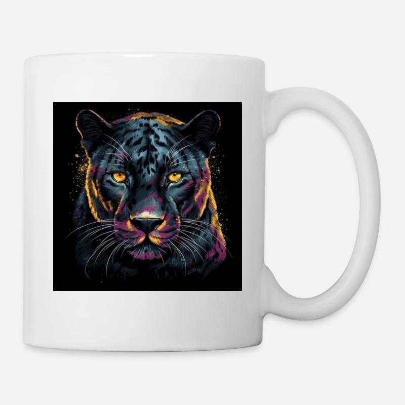 LA PANTHÈRE NOIRE - Mug blanc - blanc