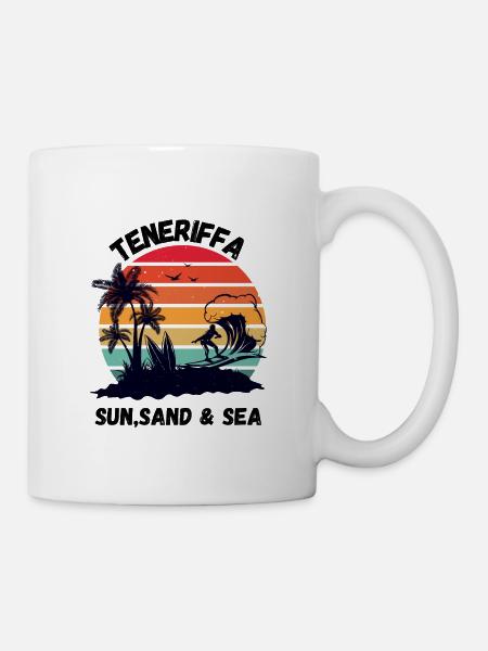 Tenerife - Soleil, Sable et Mer - Mug blanc - blanc