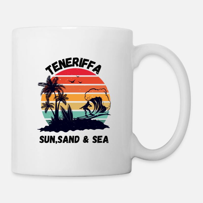 Teneriffa - Sun, Sand & Sea - Tasse - Weiß