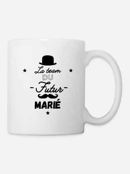 La team du futur marié - Mug blanc - blanc