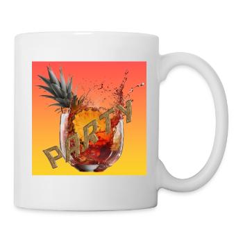 Exotic cocktails, its party-time - Mug - white - Right