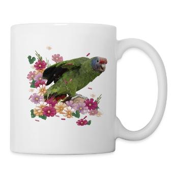 The Red-tailed Parrot - Mug - white - Right