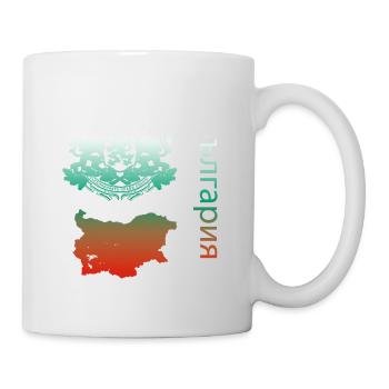 България Bulgaria Bulgarien - Tasse - Weiß - Rechts