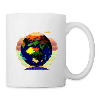 Die Erde in all ihren Zuständen - Tasse - Weiß - Rechts