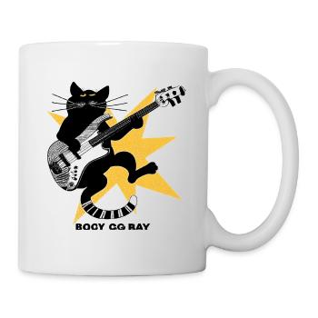 Groovy Bass Cat Funky-T - Mug - white - Right