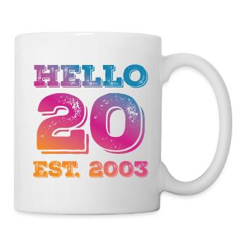 20th birthday 2003 - Mug - white - Right