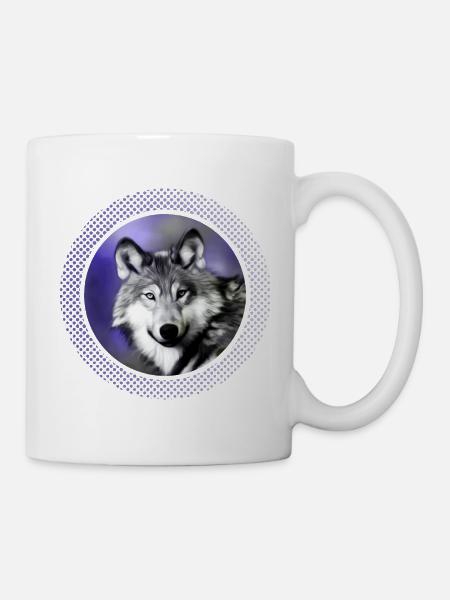 Wolf - Mug - white
