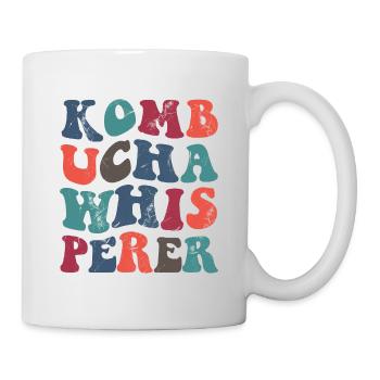 Kombucha Whisperer Vintage - Tasse - Weiß - Rechts
