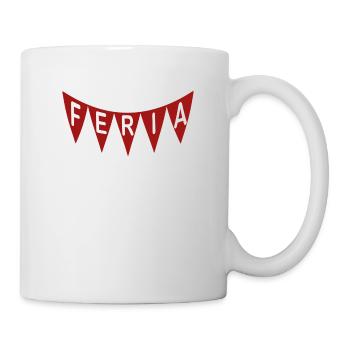 FERIA Red Banner - Mug - white - Right