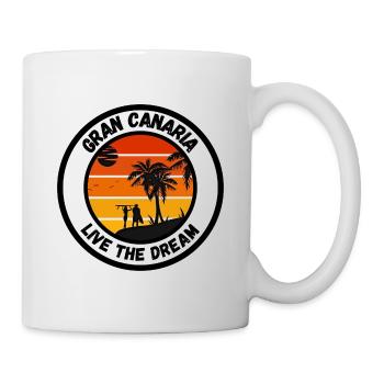 Gran Canaria - Live the Dream - Mug - white - Right