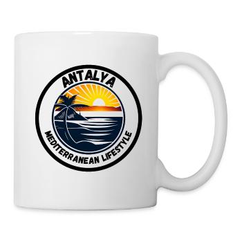 Antalya - Mediterranean Lifestyle - Tasse - Weiß - Rechts