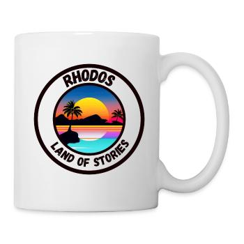 Rhodos - Land of Stories - Tasse - Weiß - Rechts