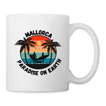 Mallorca - Paradise on Earth - Mug - white - Right