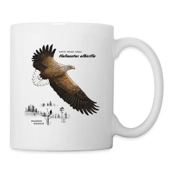 Pygargue à queue blanche - Mug blanc - blanc - Droite