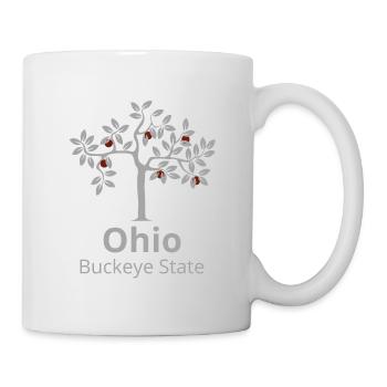 Ohio - Buckeye State - Tasse - Weiß - Rechts