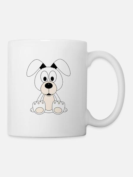TIER - HUND - KIND - BABY - GESCHENK - GESCHENKE - Tasse - Weiß