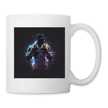 Boxer Poster - Tasse - Weiß - Rechts