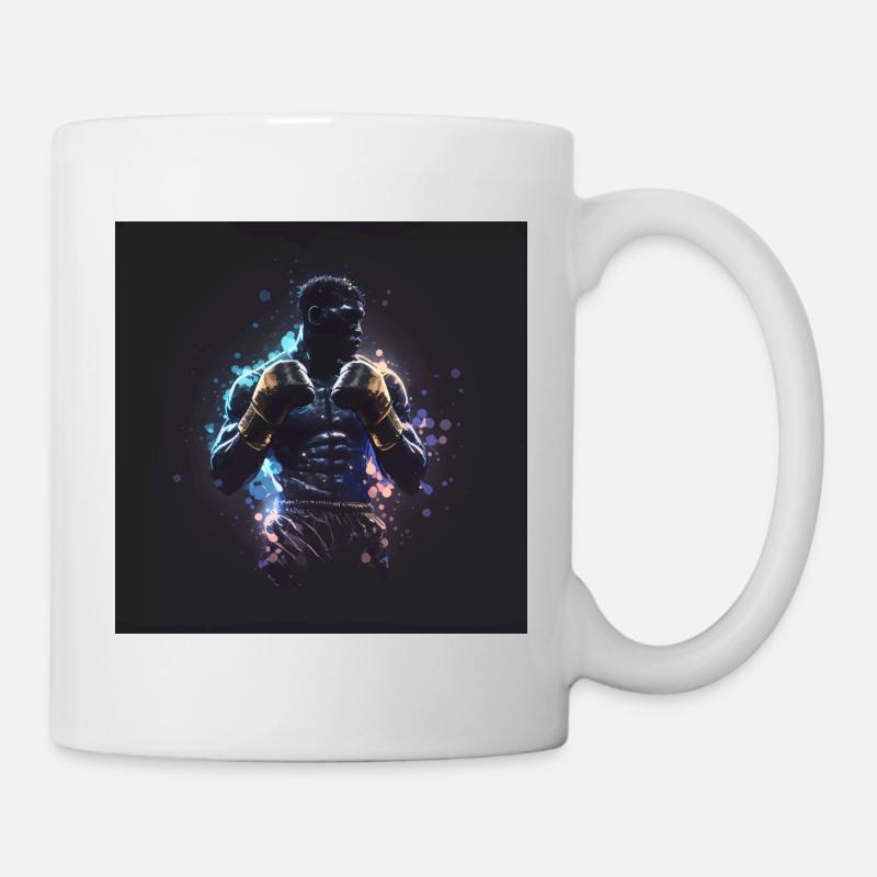 Affiche Boxer - Mug blanc - blanc