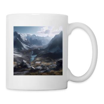 Austrian mountain landscape - Mug - white - Right