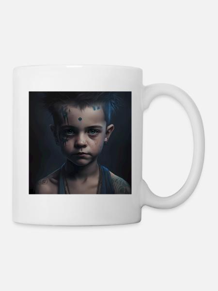 Enfants tatoués - Mug blanc - blanc
