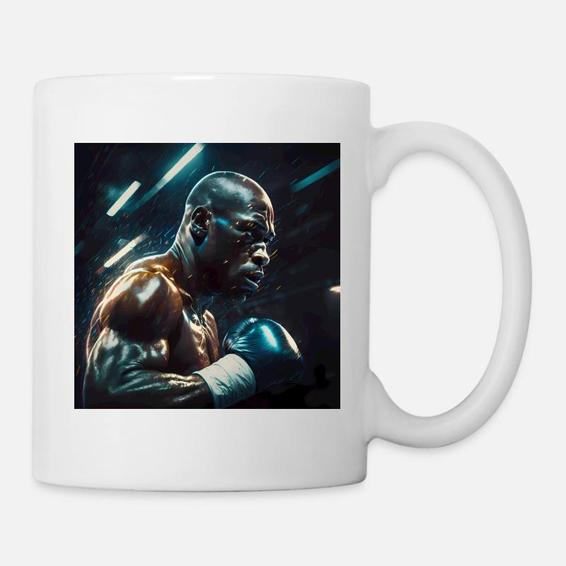 Boxing Poster - Mug - white